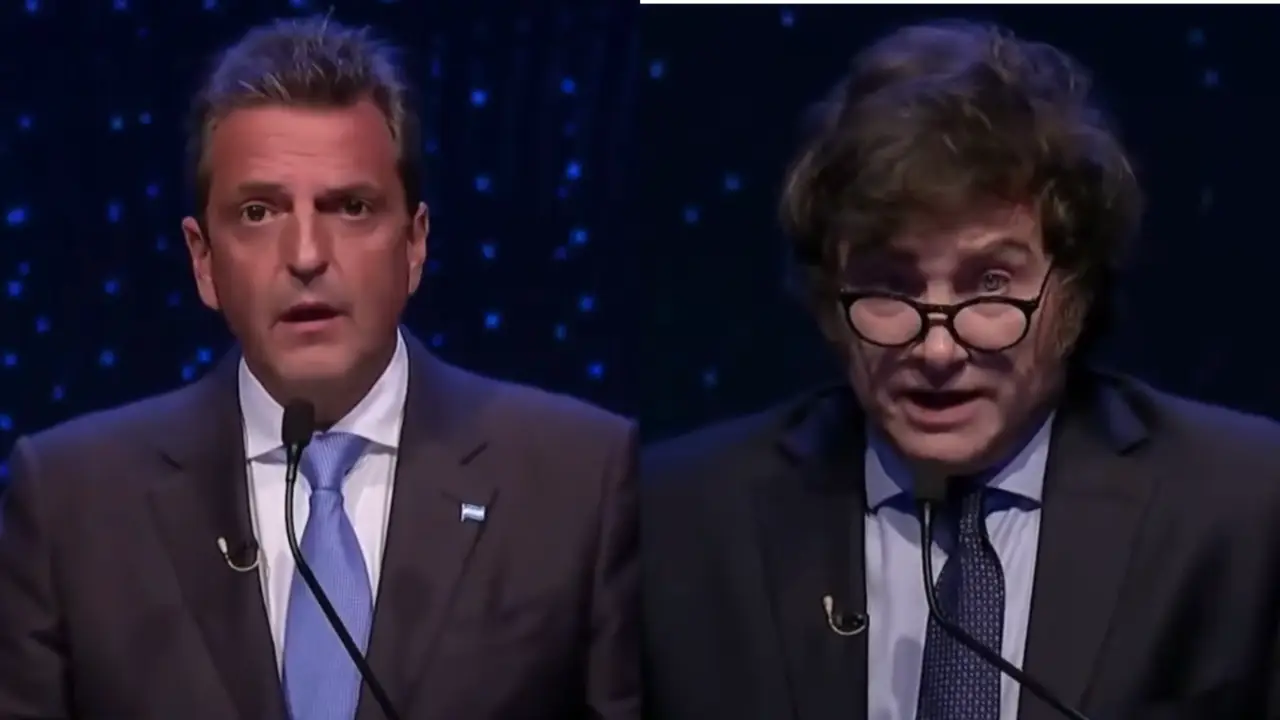 Qué dijo Javier Milei del papa Francisco, el tema que llevó Massa al debate presidencial.