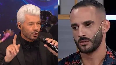 Marcelo Tinelli y Maxi Guidici de Gran Hermano en el Bailando 2023 Marcelo Tinelli y Maxi Guidici de Gran Hermano en el Bailando 2023