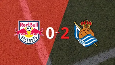 Red Bull Salzburgo no pudo en casa con Real Sociedad y cayó 2-0 Red Bull Salzburgo no pudo en casa con Real Sociedad y cayó 2-0