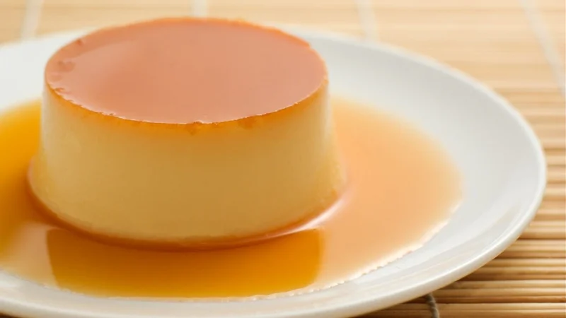 Flan casero sin huevo