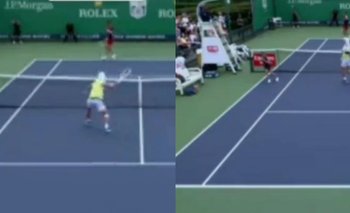 Escándalo total en la ATP: un tenista le pegó un pelotazo a un árbitro  | Tenis