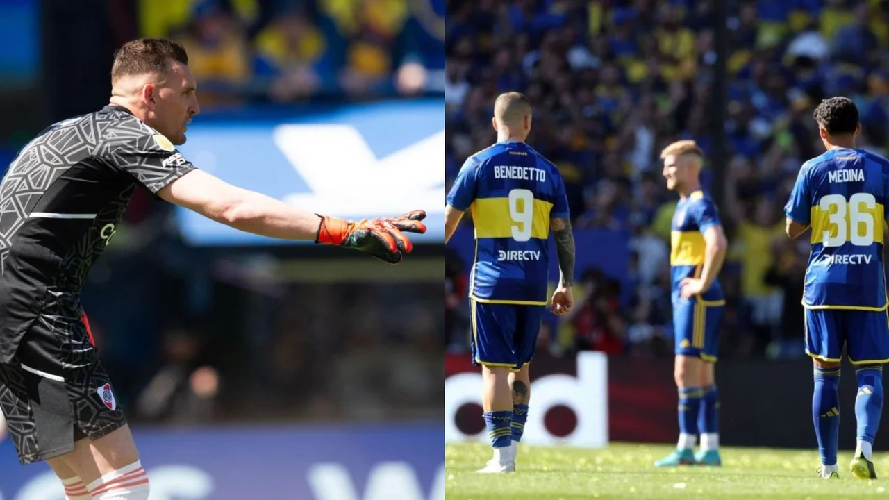 Franco Armani River Plate Boca Juniors