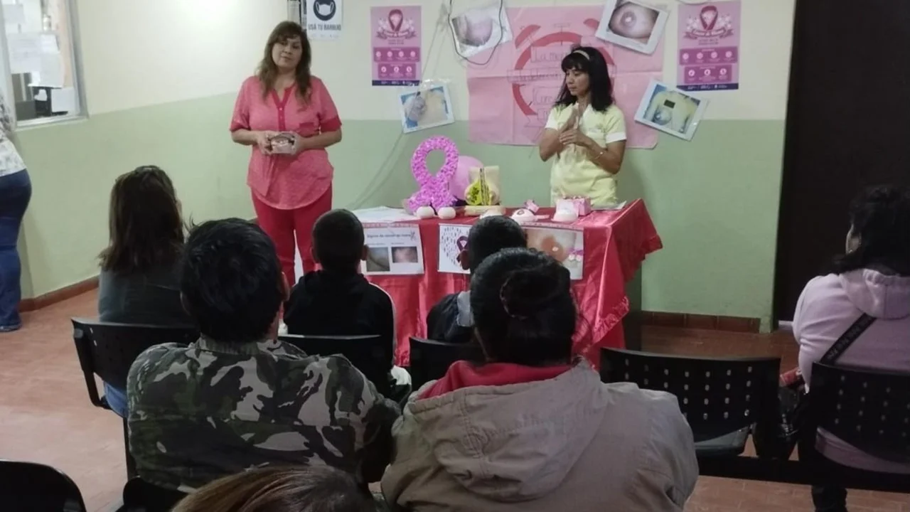 Formosa inició campañas de prevención sobre la lucha del cáncer de mama en toda la provincia