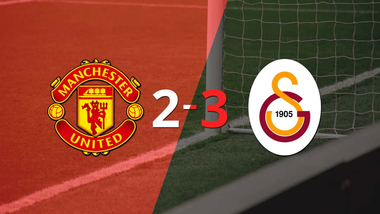 Manchester United pierde 2-3 con Galatasaray pese al doblete de Rasmus Hojlund