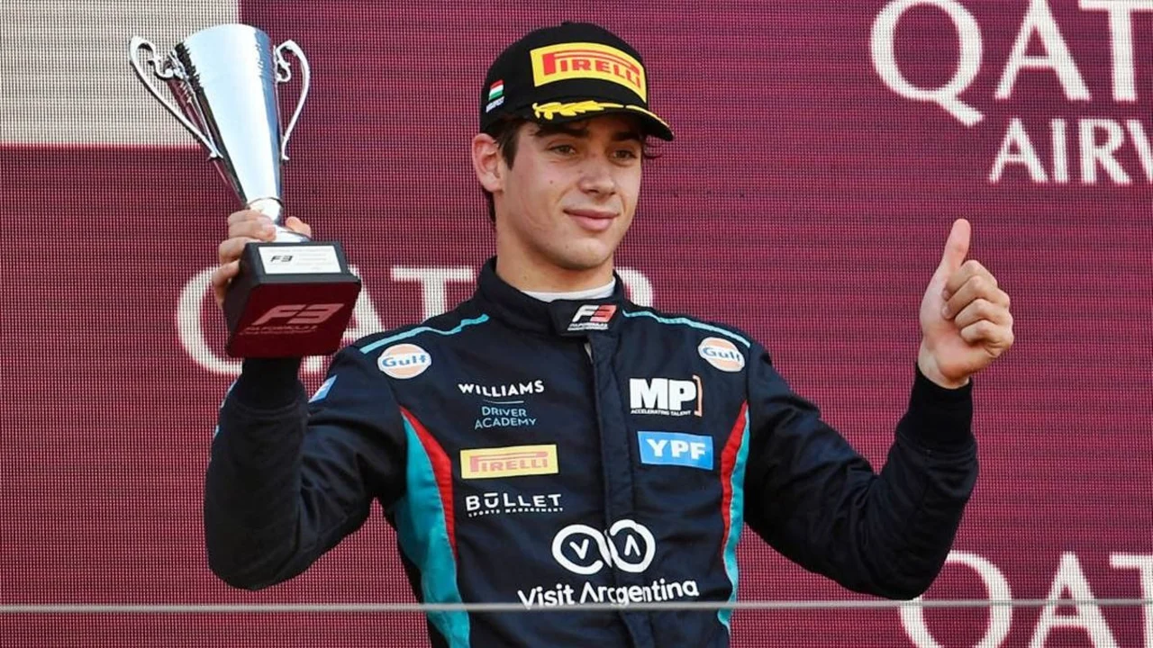 Franco Colapinto F1 Fórmula 3
