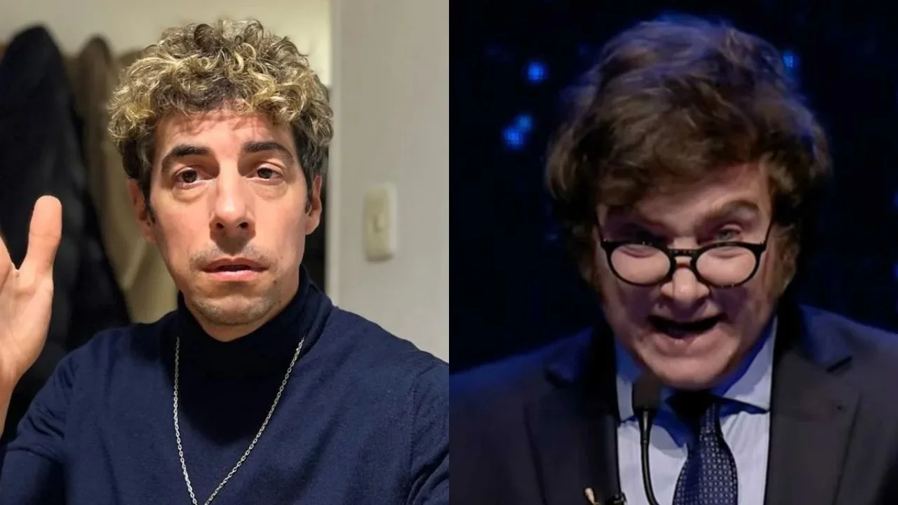 Esteban Lamothe y Javier Milei