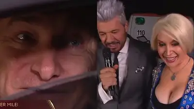 Fátima Flórez. Javier Milei. Marcelo Tinelli Fátima Flórez. Javier Milei. Marcelo Tinelli