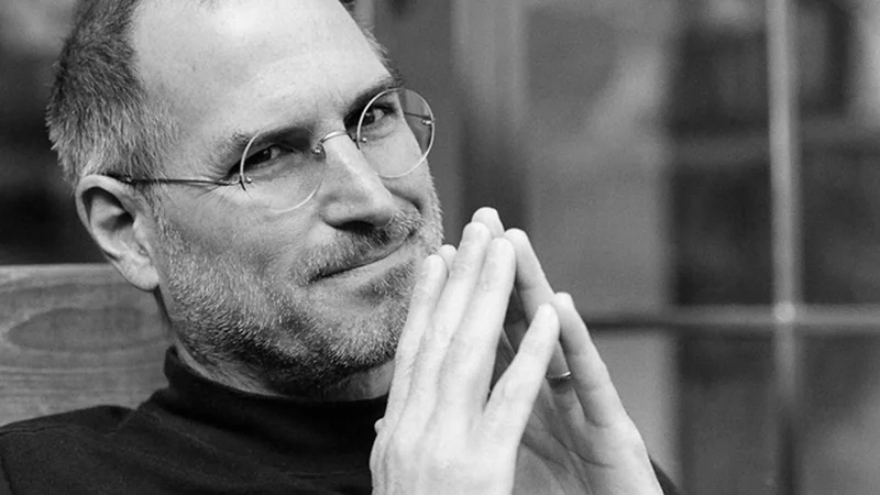 Fotografía del fundador de Apple Steve Jobs 