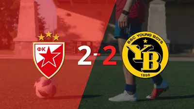 Young Boys sacó un punto luego de empatar a 2 goles con Estrella Roja Young Boys sacó un punto luego de empatar a 2 goles con Estrella Roja