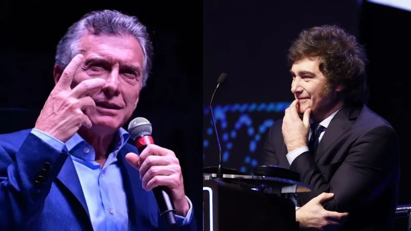 Mauricio Macri. Javier Milei