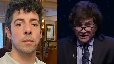 Esteban Lamothe. Javier Milei. Esteban Lamothe. Javier Milei.
