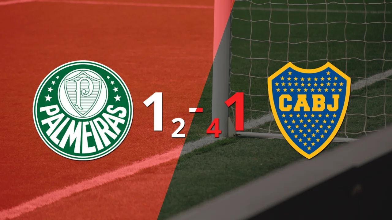 Boca Juniors lo definió en las últimas instancias y derrotó en penales a Palmeiras