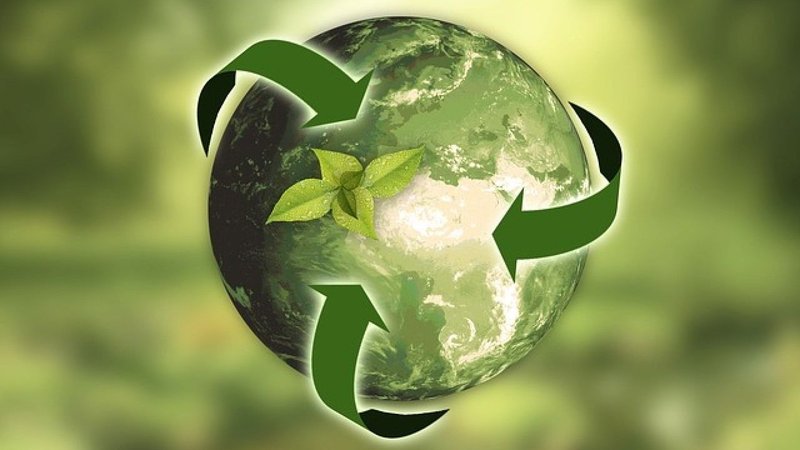 Imagen que representa el desarrollo sostenible para cuidar el planeta