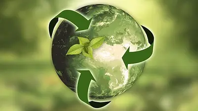 Imagen que representa el desarrollo sostenible para cuidar el planeta Imagen que representa el desarrollo sostenible para cuidar el planeta