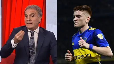Boca Juniors, Valentín Barco, Oscar Ruggeri, ESPN, F90. Boca Juniors, Valentín Barco, Oscar Ruggeri, ESPN, F90.