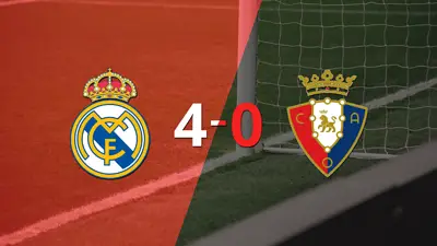 Real Madrid golea 4-0 a Osasuna y Jude Bellingham firma doblete Real Madrid golea 4-0 a Osasuna y Jude Bellingham firma doblete