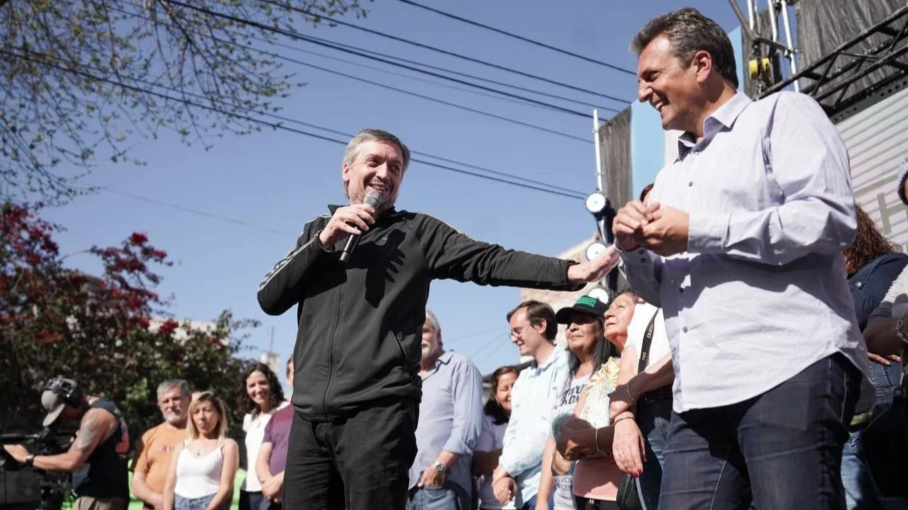 Máximo Kirchner, Sergio Massa 