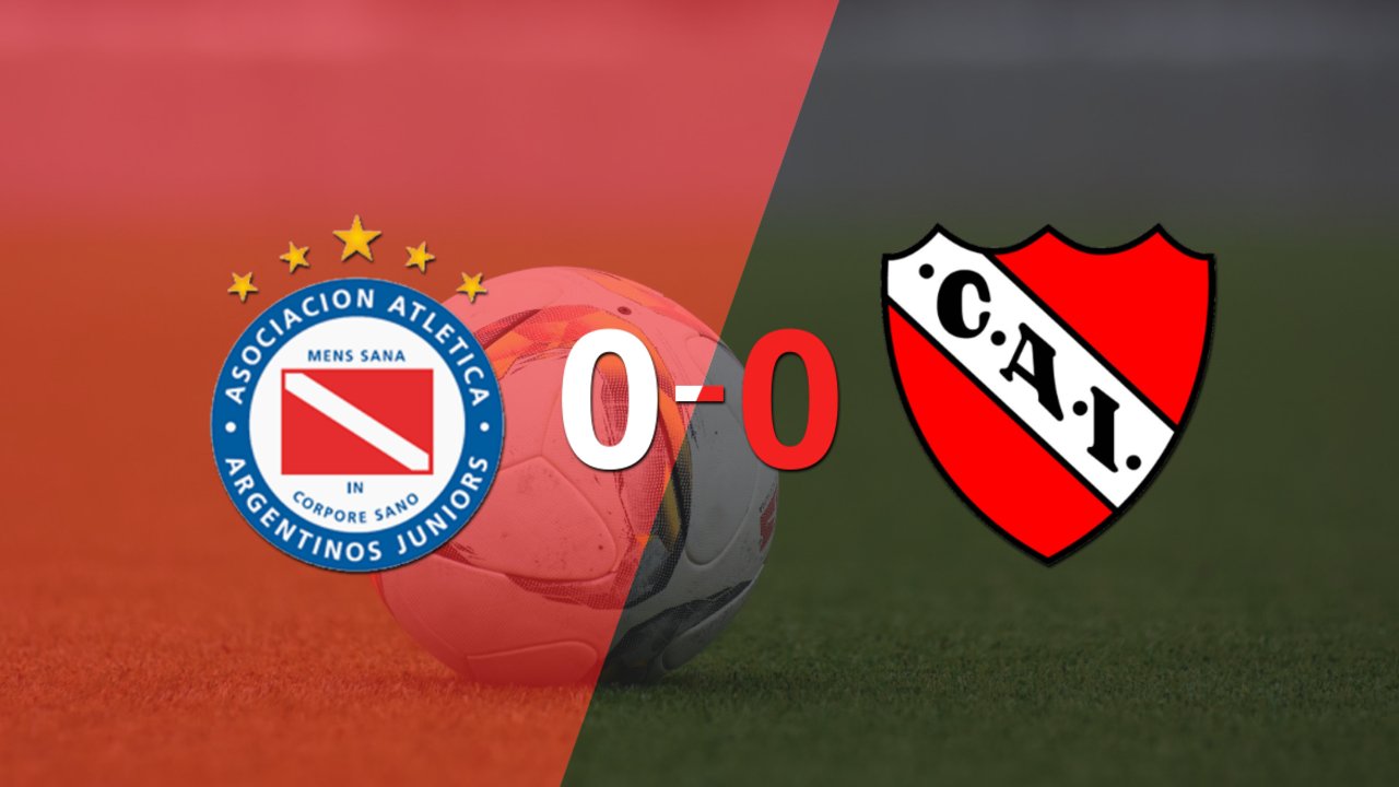 Cero a cero terminó el partido entre Argentinos Juniors e Independiente