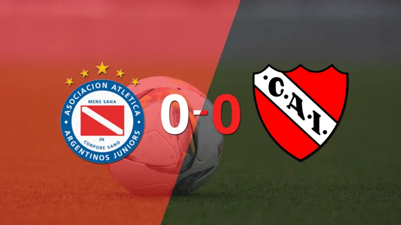 Cero a cero terminó el partido entre Argentinos Juniors e Independiente