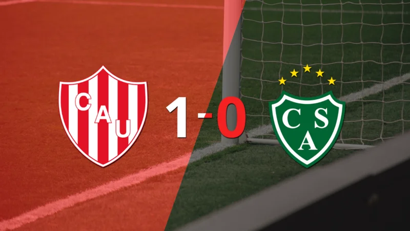 Unión aprovechó su localía y venció a Sarmiento