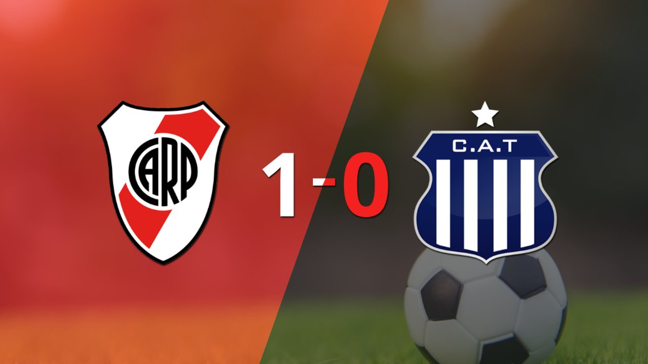 En su casa River Plate derrotó a Talleres 1 a 0