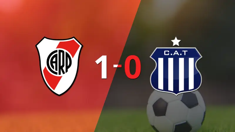 En su casa River Plate derrotó a Talleres 1 a 0