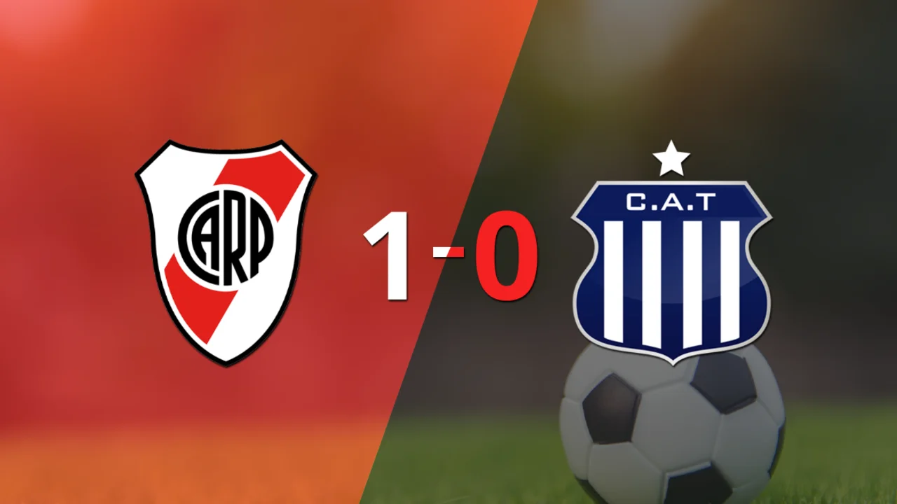 En su casa River Plate derrotó a Talleres 1 a 0