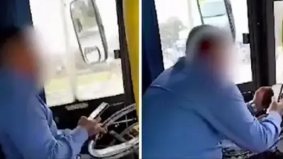 Accidente de tránsito, colectivo, ciclista Accidente de tránsito, colectivo, ciclista