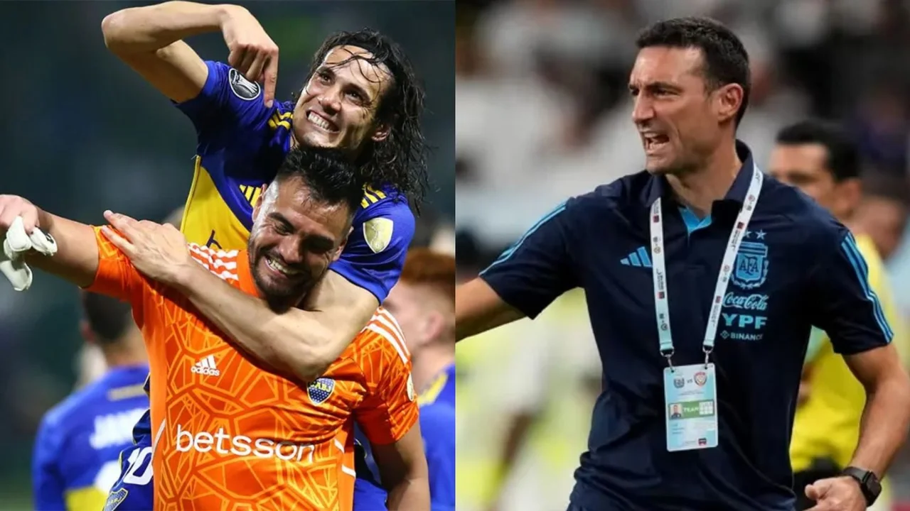 Lionel Scaloni Sergio "Chiquito" Romero Boca Juniors Selección Argentina