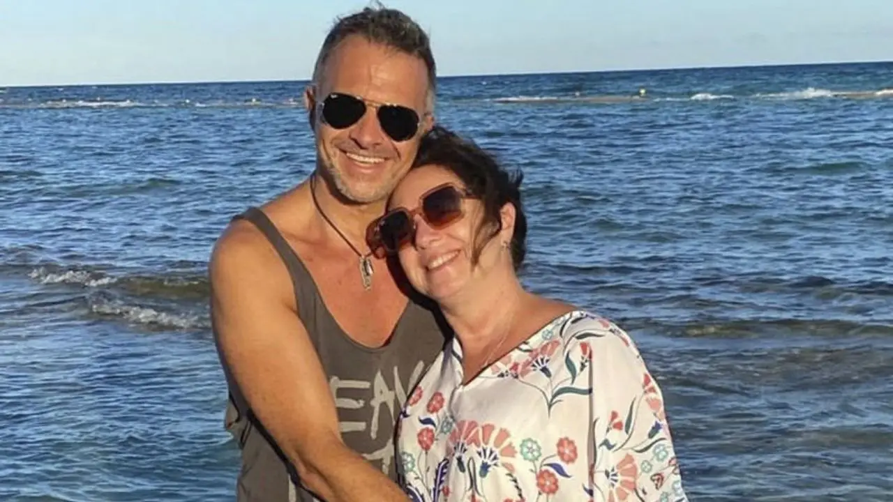 Sergio lapegue y su esposa