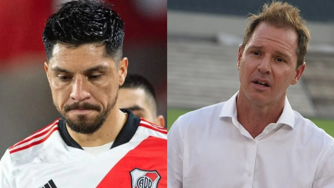 River Plate, Enzo Pérez, Jorge Brito. 