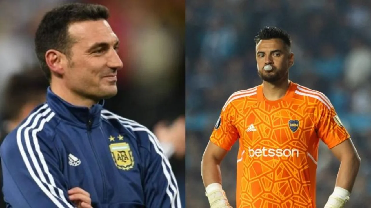 Scaloni le lanzó un guiño a Romero y lo ilusionó con la Selección: "Puertas abiertas"