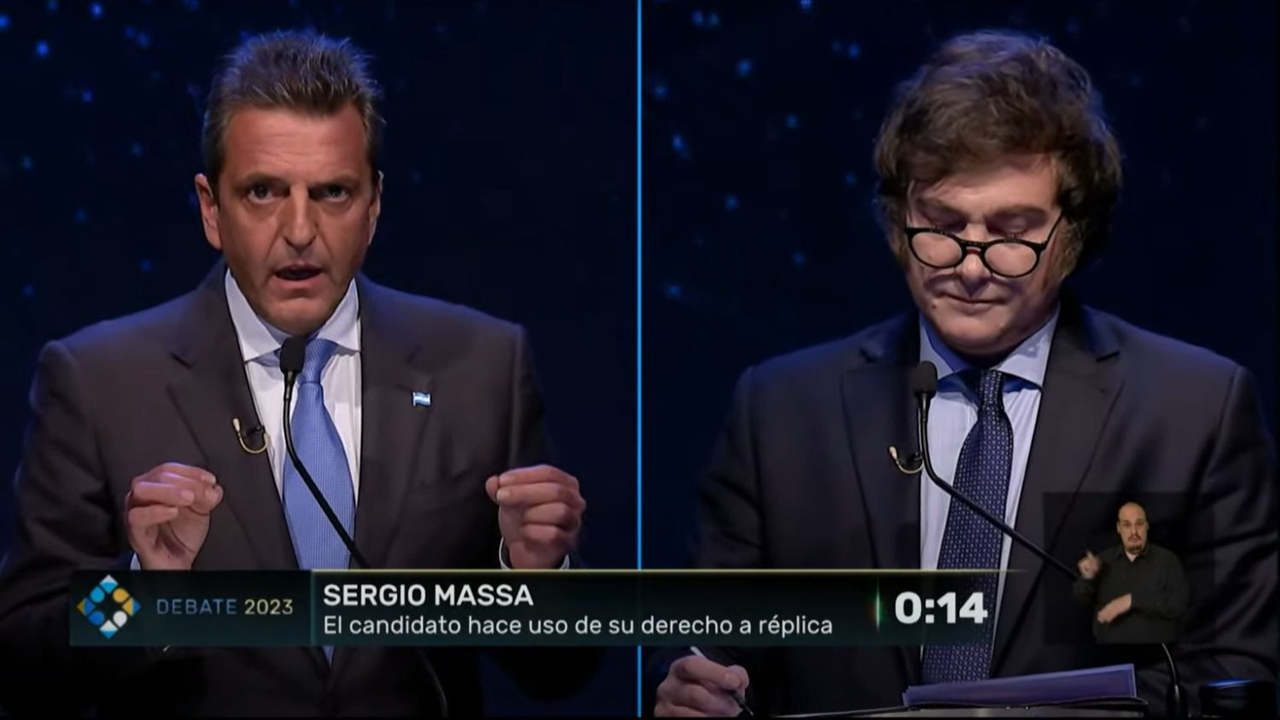 Luego del debate y el affaire Insaurralde, las encuestas confirman el balotaje Milei-Massa