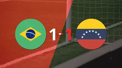 Brasil logró sacar el empate de local frente a Venezuela Brasil logró sacar el empate de local frente a Venezuela