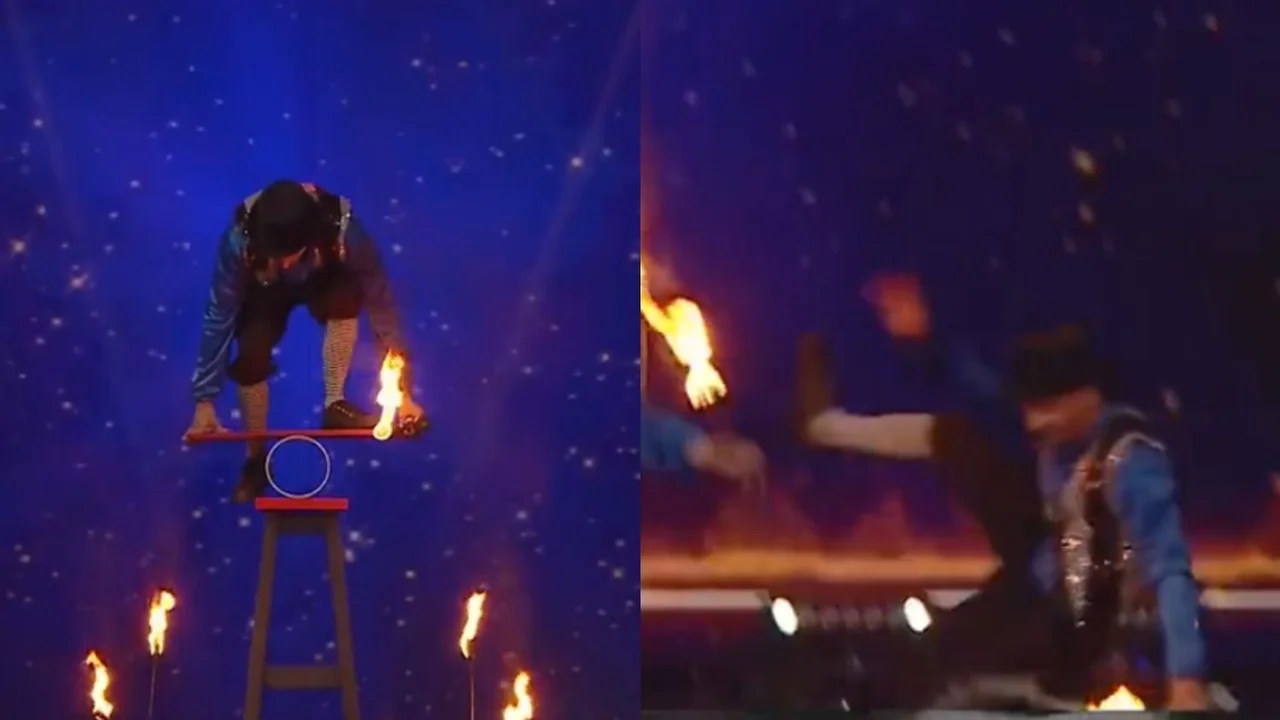 La peligrosa caída en Got Talent que puso en jaque a un participante.