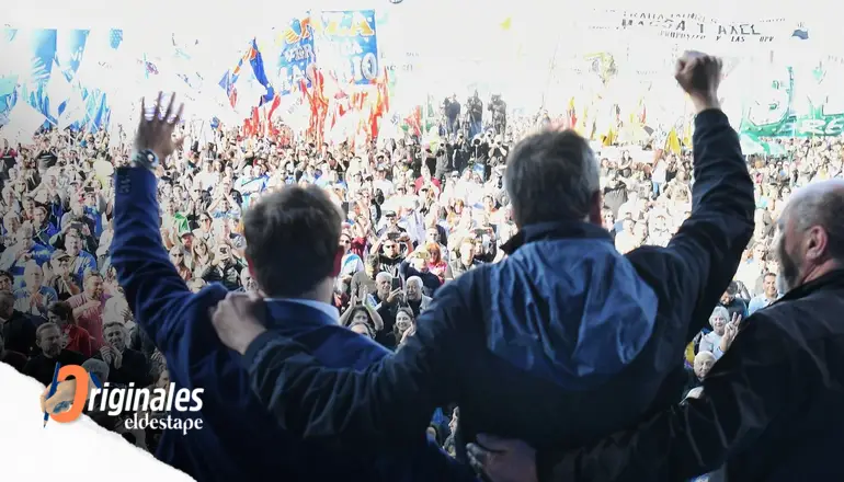 Massa cierra la campaña con Axel en Provincia con sello peronista