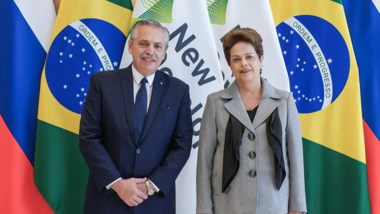 Alberto Fernández se reunió con Dilma Rousseff y pidió formalmente el ingreso al banco de los Brics 