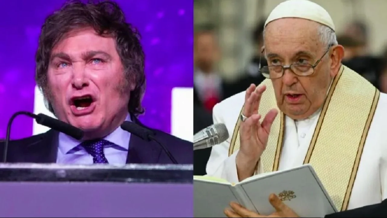 Javier Milei, Papa Francisco