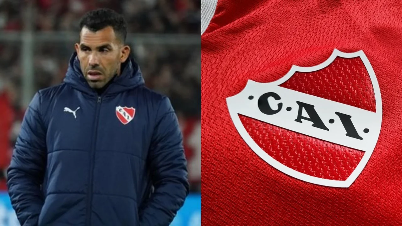Independiente, Martín Cauteruccio, Carlos Tevez. 