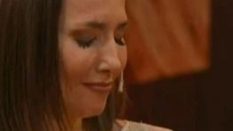 Cristina Pérez triste. Rumores de separación entre Cristina Pérez y Luis Petri
