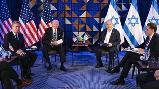 Biden llegó a Israel y avaló la versión israelí sobre el ataque a un  hospital en Gaza | El Destape