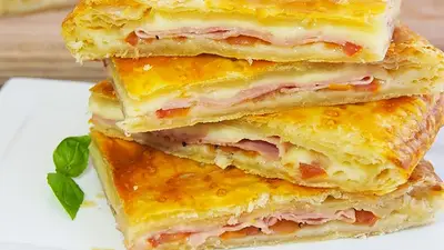 Tostados de jamón y queso Tostados de jamón y queso