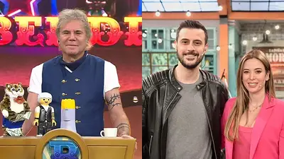 Beto Casella, Diego Leuco y Jesica Cirio Beto Casella, Diego Leuco y Jesica Cirio
