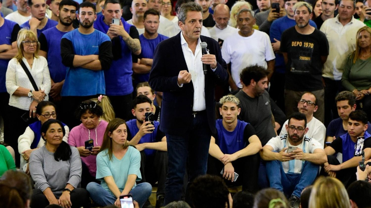 En una fábrica, Massa alertó que con Milei no habrá industria: "Los argentinos se quedan sin trabajo"