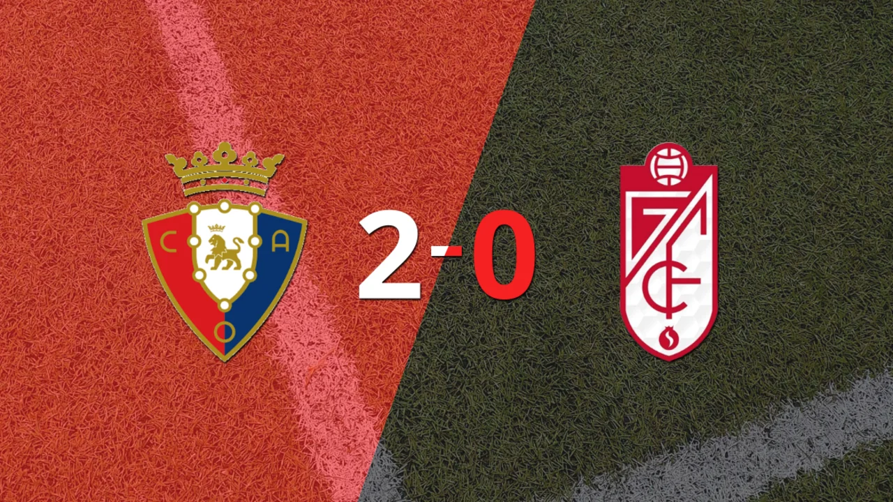 Ante Budimir anota doblete en la victoria por 2 a 0 de Osasuna sobre Granada