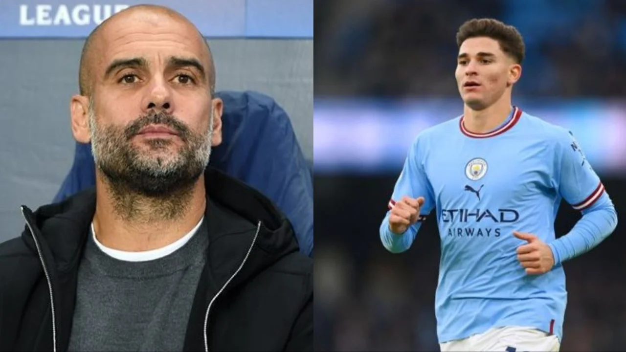 Julián Álvarez Manchester City Pep Guardiola