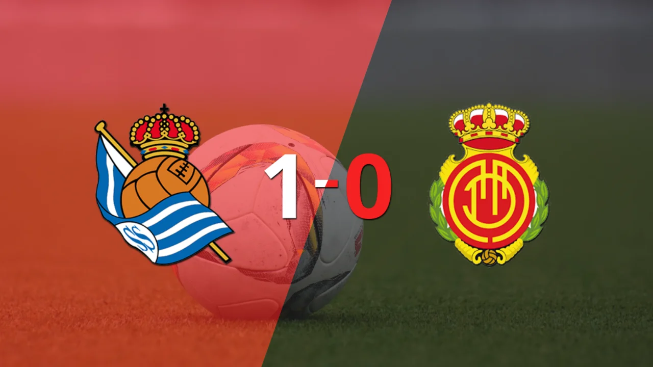Con lo justo, Real Sociedad venció a Mallorca 1 a 0 en Anoeta