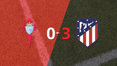 Con triplete y gran actuación de Antoine Griezmann, Atlético de Madrid goleó a Celta Con triplete y gran actuación de Antoine Griezmann, Atlético de Madrid goleó a Celta