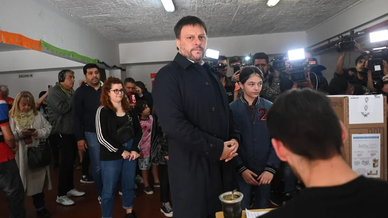 Leandro Santoro votó en las elecciones 2023