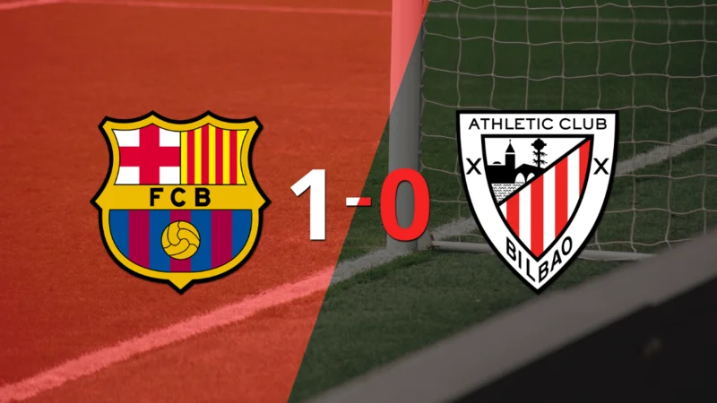 Barcelona aprovechó su localía y venció a Athletic Bilbao